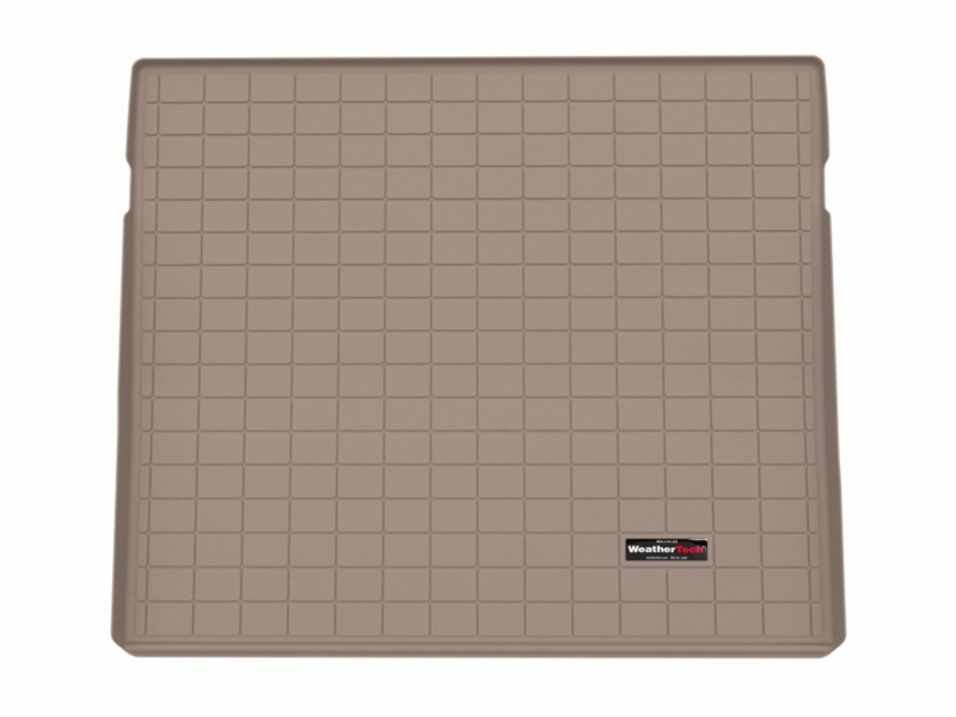 Picture of WeatherTech 24-26 Porsche Macan Electric Trunk Cargo Liners - Tan