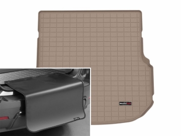Picture of WeatherTech 25-25 Genesis GV80 Coup Trunk Cargo Liner w/Bumper Protector - Tan