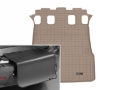 Picture of WeatherTech 25-26 Toyota 4Runner Trunk-5 Passenger Sea-Cargo Liner w/Bumper Protector 2pc - Tan