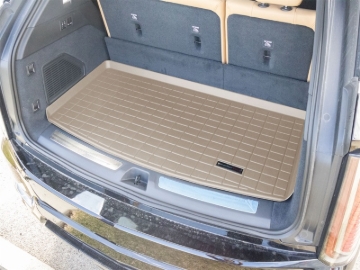Picture of WeatherTech 25-26 Cadillac Escalade IQ Behind 2nd Row Cargo Liners - Tan