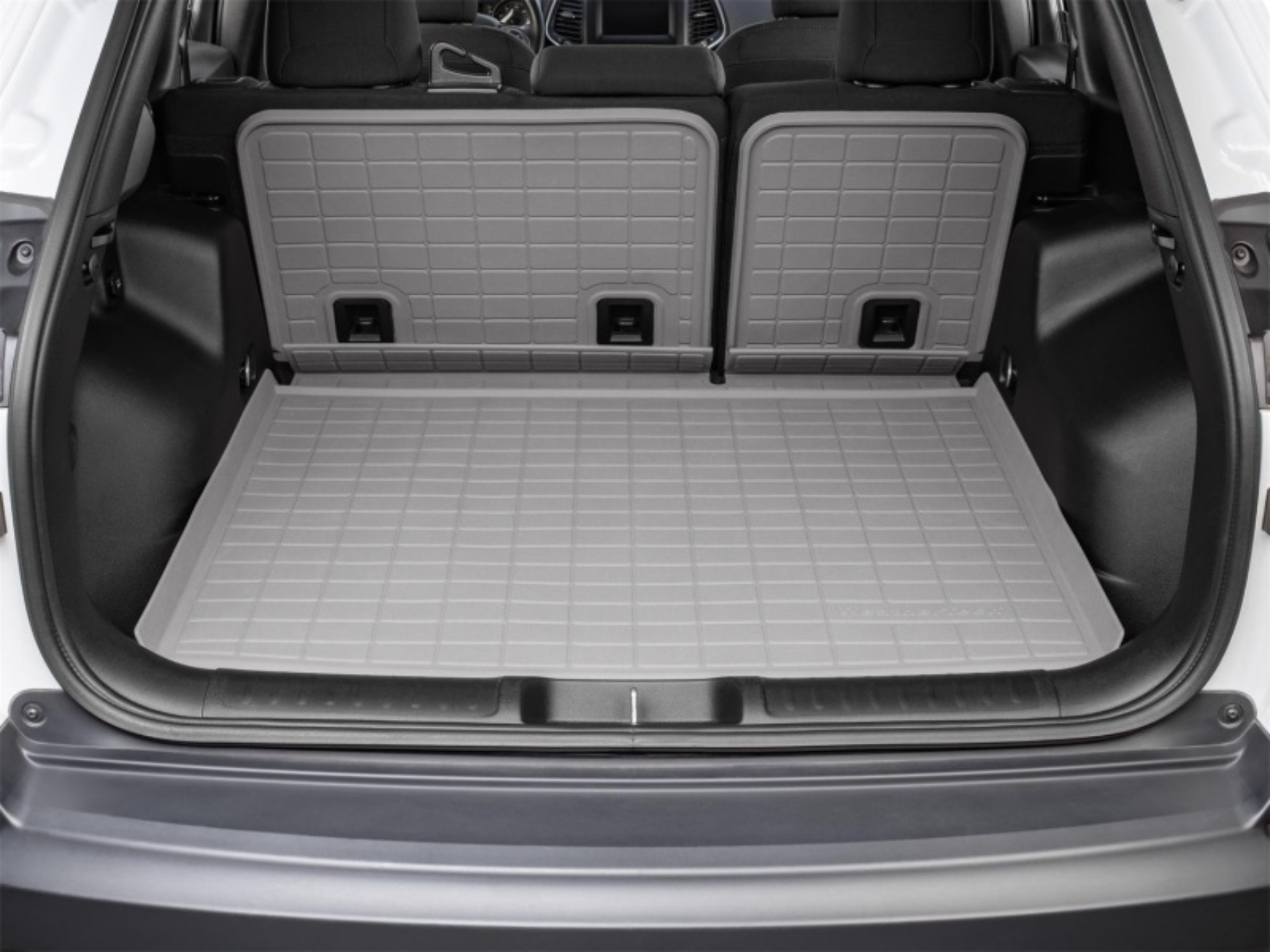 Picture of WeatherTech 17-22 Honda CR-V Behind Seating w/Bumper Protector SeatBack Cargo Liner - Grey