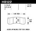 Picture of Hawk DTC-80 AP Racing Alcon Race Brake Pads