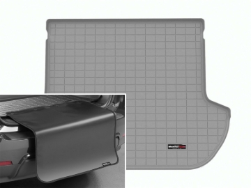 Picture of WeatherTech 10-14 Subaru Outback Trunk Cargo Liner w/Bumper Protector - Grey