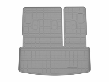 Picture of WeatherTech 21-26 Cadillac Escalade Behind 3rd Row Seating SeatBack Cargo Liners HP - Grey