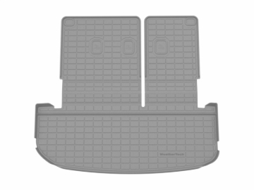 Picture of WeatherTech 20-25 Hyundai Palisade Behind 2nd Row Seating SeatBack Cargo Liners HP - Grey