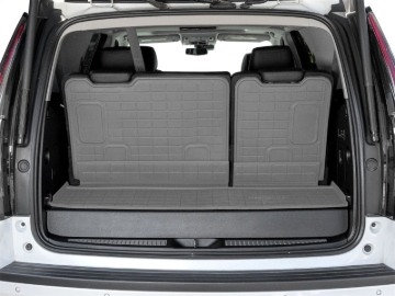 Picture of WeatherTech 18-20 Chevrolet Tahoe Behind 3rd Row Seating SeatBack Cargo Liners HP - Grey