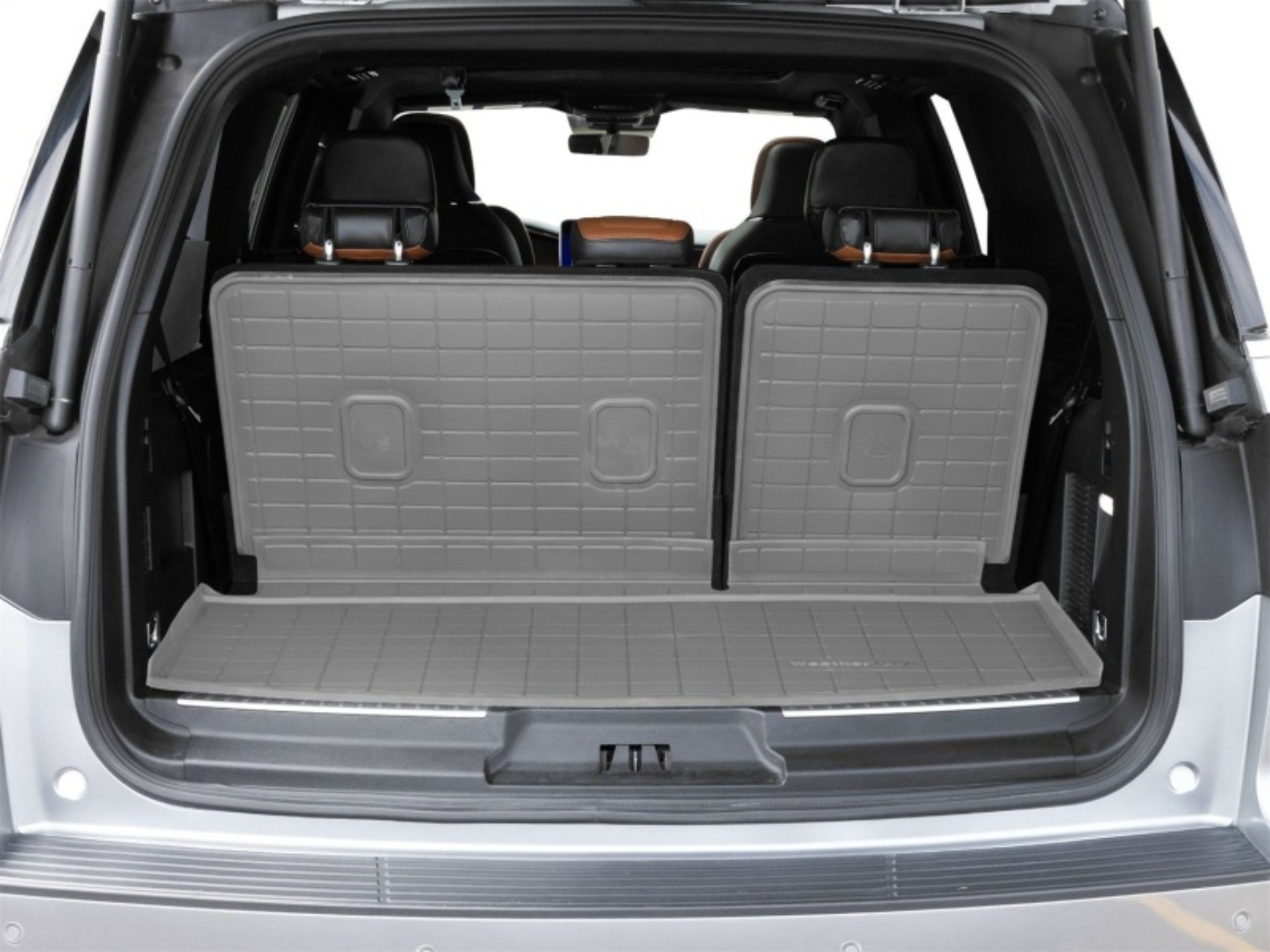 Picture of WeatherTech 21-24 Ford Expedition Behind 3rd Row Seating SeatBack Cargo Liners HP - Grey