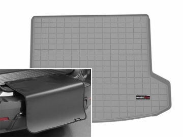 Picture of WeatherTech 2024 Acura ZDX Trunk Cargo Liner w/Bumper Protector - Grey