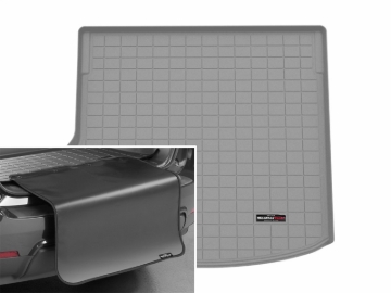 Picture of WeatherTech 24-25 Chevrolet Equinox Behind 3rd Row Cargo Liner w/Bumper Protector - Grey