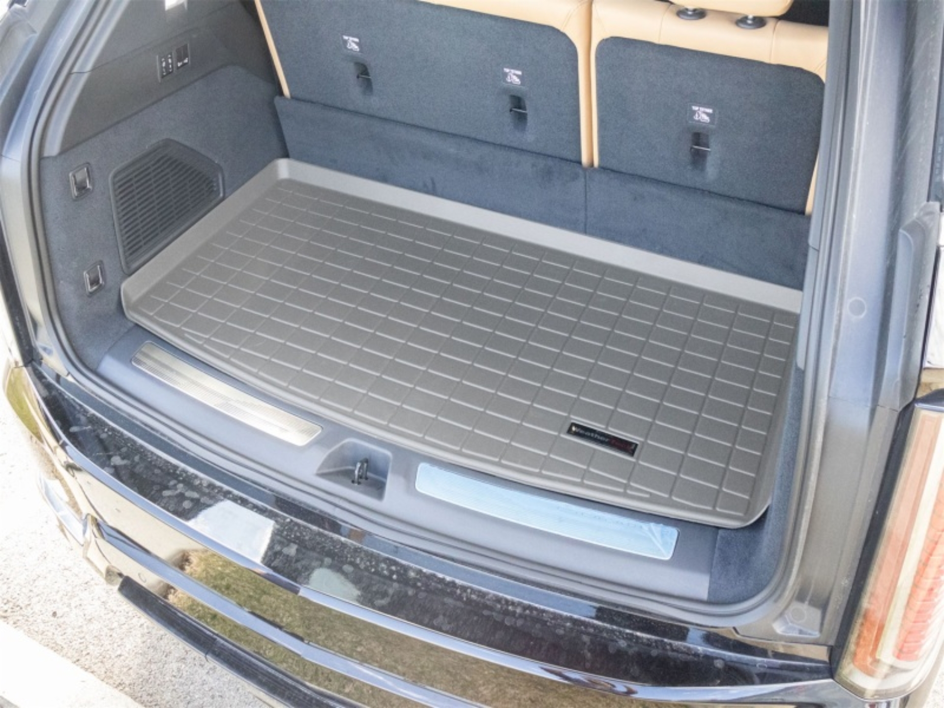 Picture of WeatherTech 25-26 Cadillac Escalade IQ Behind 2nd Row Cargo Liners - Grey