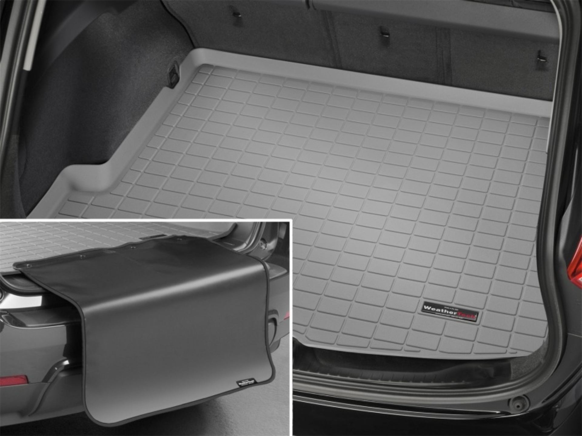 Picture of WeatherTech 25-25 Kia K4 Trunk Cargo Liner w/Bumper Protector - Grey
