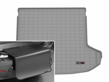 Picture of WeatherTech 2026 Kia Sportage Hybrid Trunk Cargo Liner w/Bumper Protector - Grey