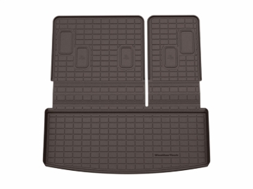 Picture of WeatherTech 21-26 Cadillac Escalade Behind 3rd Row Seating SeatBack Cargo Liners HP - Cocoa