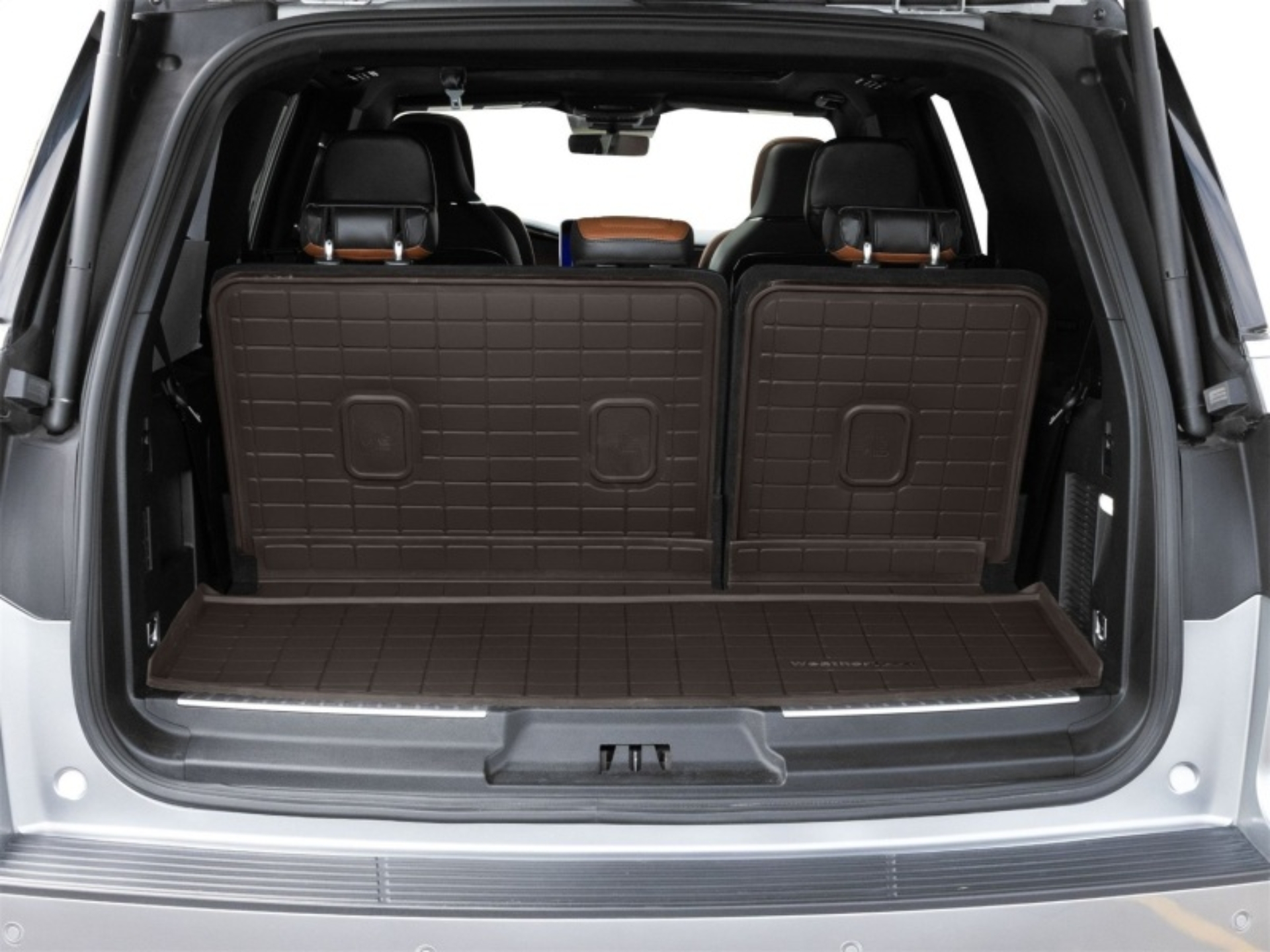 Picture of WeatherTech 21-24 Ford Expedition Behind 3rd Row Seating SeatBack Cargo Liners HP - Cocoa