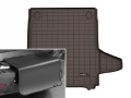 Picture of WeatherTech 24-26 Porsche Panamera Trunk Cargo Liner w/Bumper Protector - Cocoa