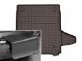 Picture of WeatherTech 25-26 Porsche Panamera E-Hybrid Trunk Cargo Liner w/Bumper Protector - Cocoa