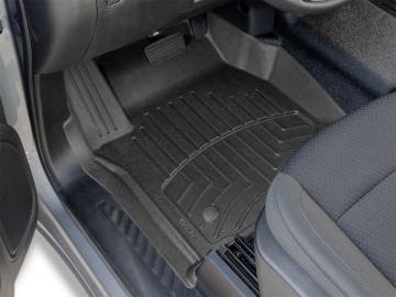 Picture of WeatherTech 19-26 Chevrolet Silverado 1st Row Front FloorLiner HP for Vinyl Floors - Black