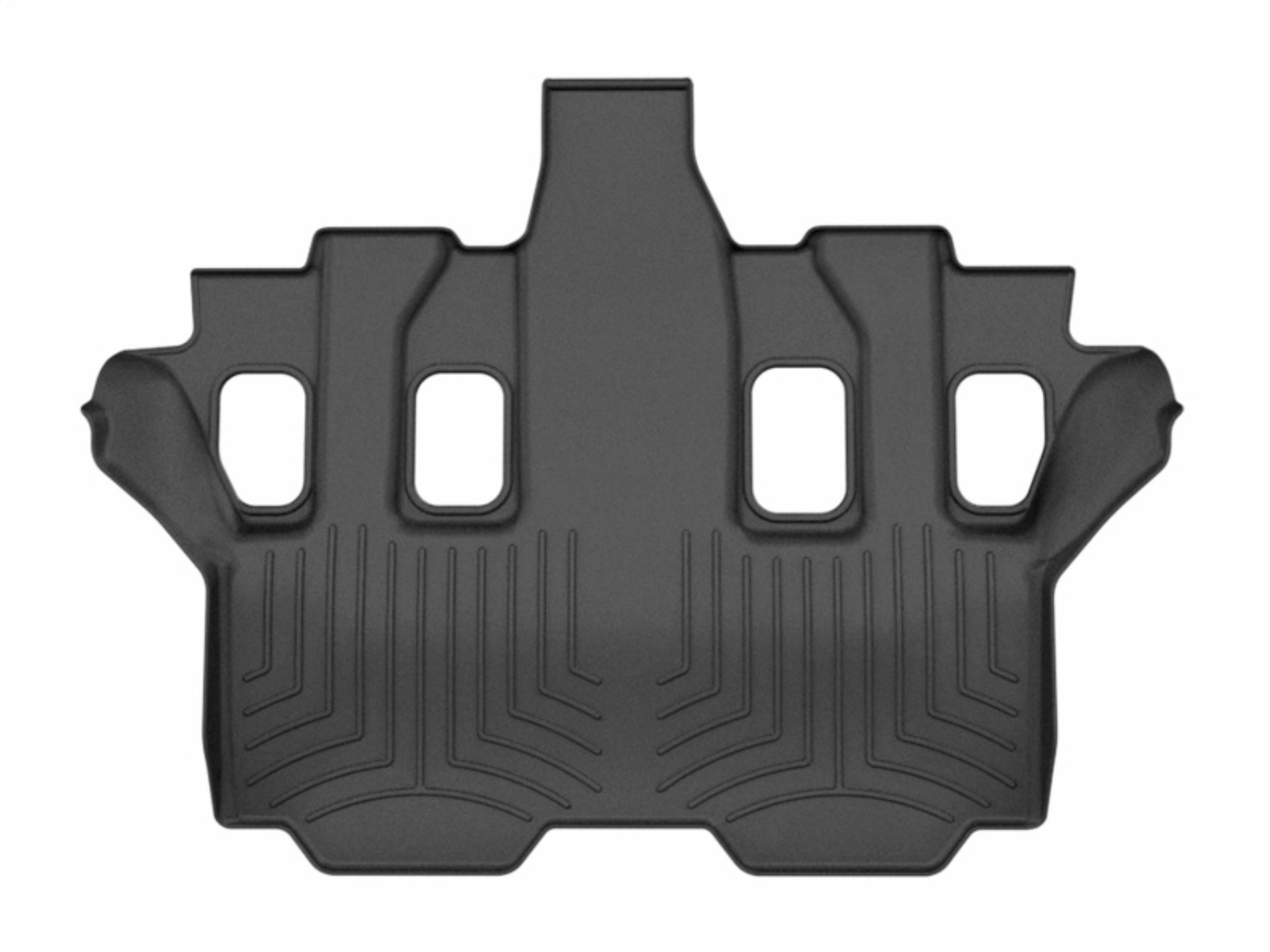 Picture of WeatherTech 22-24 Lexus LX-600 7-Passenger Seating-2nd Row Rear FloorLiner HP - Black