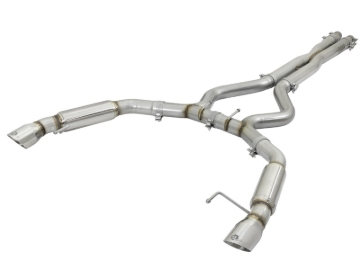 Picture of aFe MACHForce XP 3in Aggressive Toned Cat-Back Exhausts w/ Polished Tips 15-17 Ford Mustang V6/V8