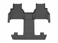 Picture of WeatherTech 25-26 Cadillac Escalade IQ 2nd & 3rd Row Rear FloorLiner - Black
