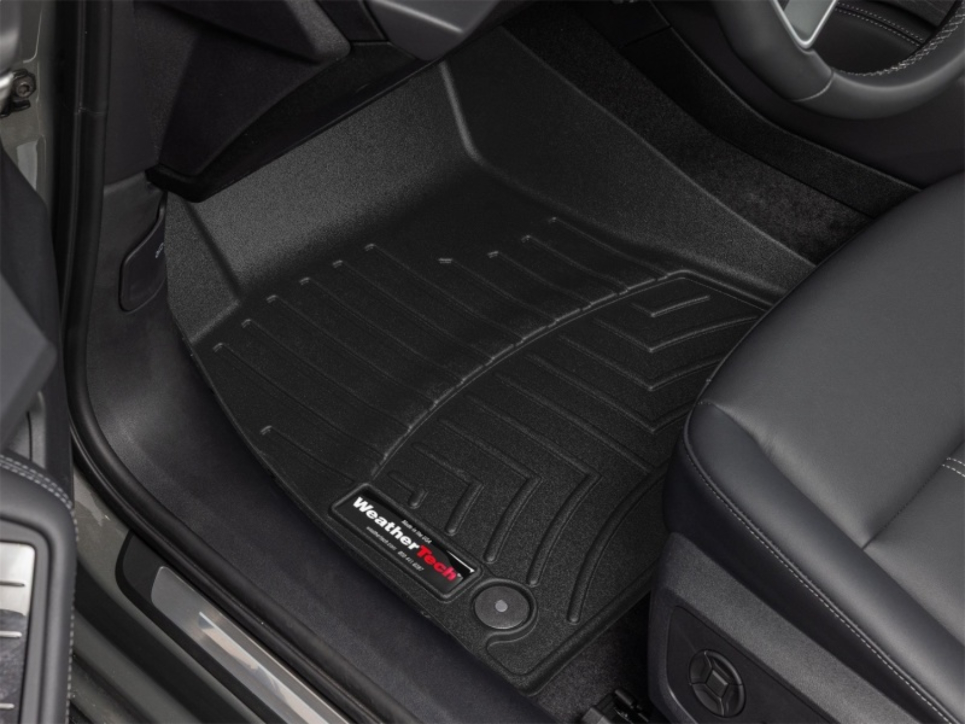 Picture of WeatherTech 25-26 Audi A5 1st Row Front FloorLiner - Black