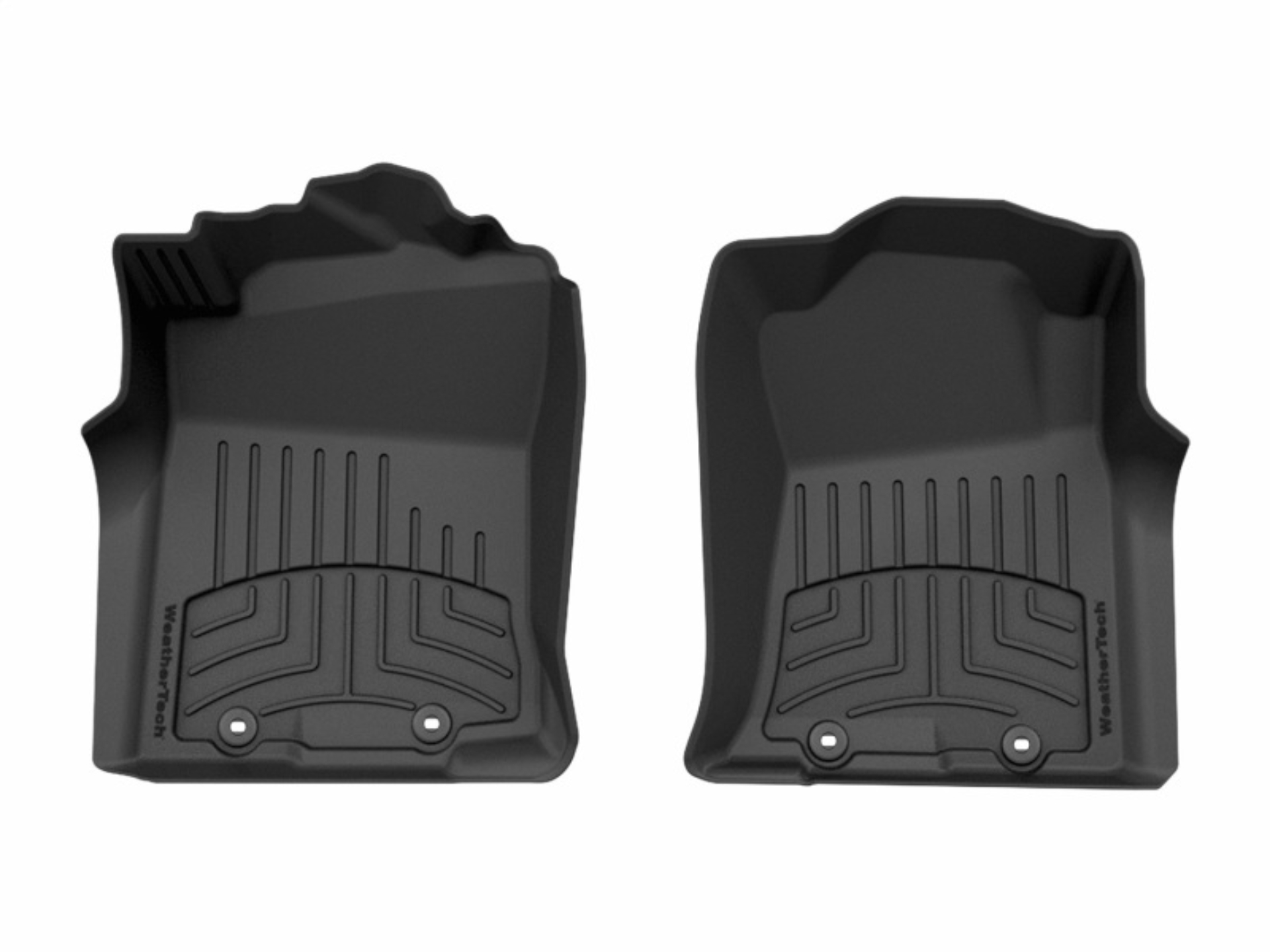 Picture of WeatherTech 12-15 Toyota Tacoma 1st Row Front FloorLiner HP - Black