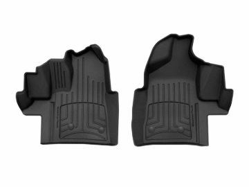 Picture of WeatherTech 15-19 Ford Transit 1st Row Front FloorLiner HP for Vinyl Floors - Black