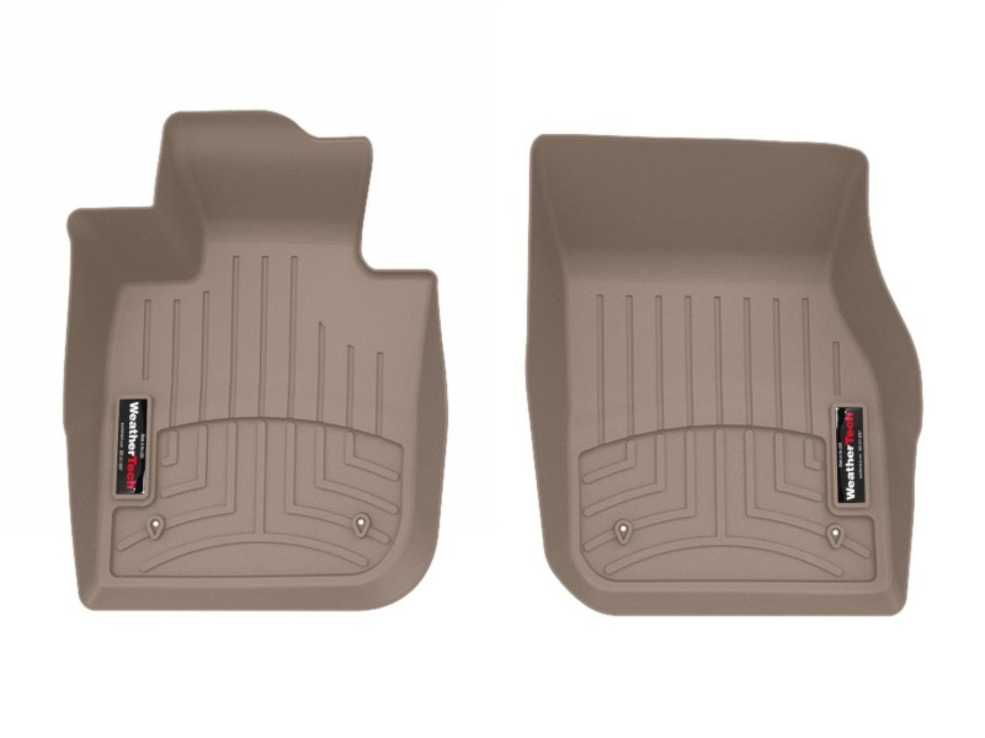 Picture of WeatherTech 25-25 MINI Convertible 1st Row Front FloorLiner - Tan