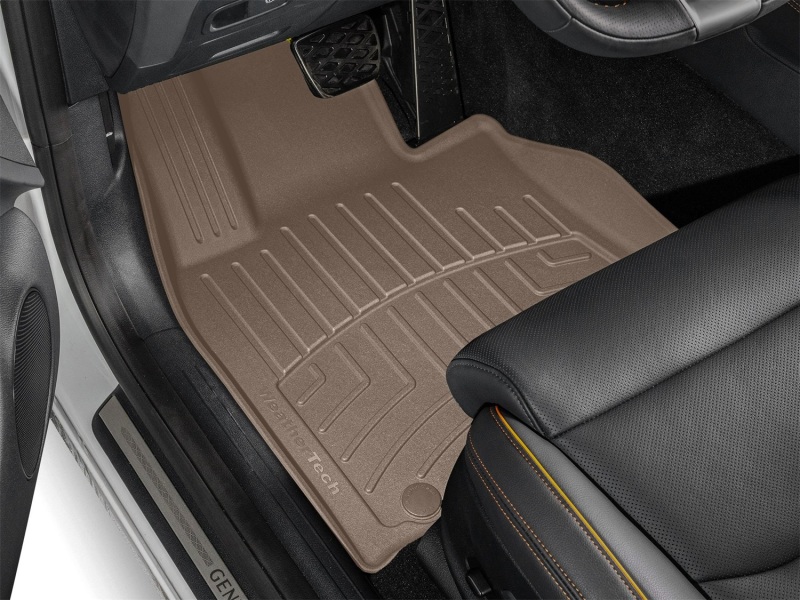 Picture of WeatherTech 2026 Genesis GV70 1st Row Front FloorLiner HP - Tan