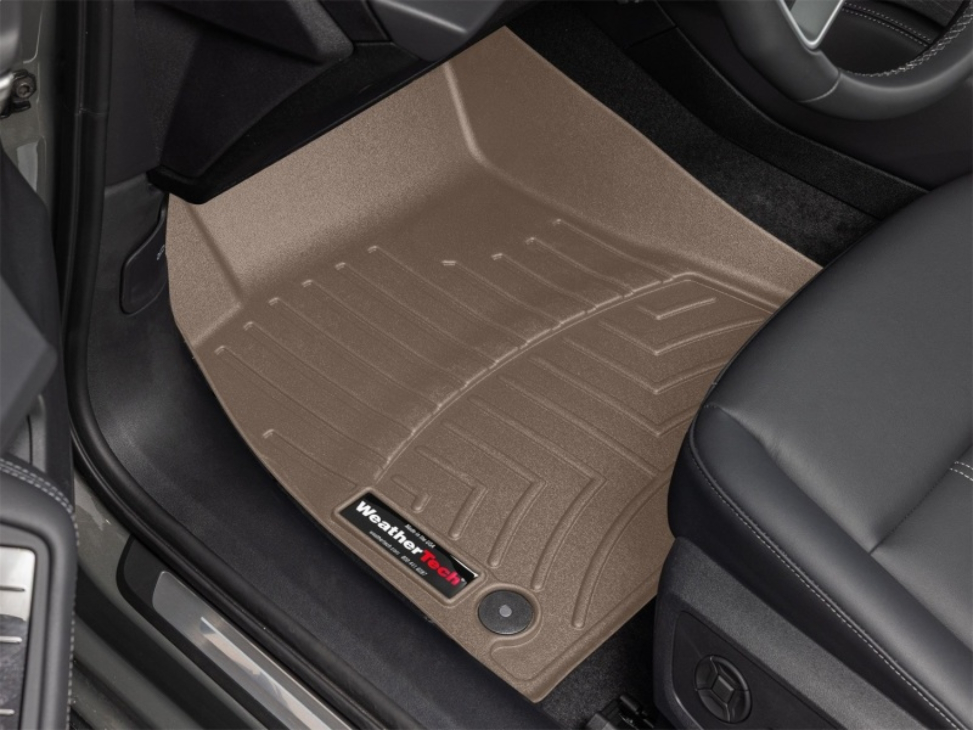 Picture of WeatherTech 25-26 Audi A5 1st Row Front FloorLiner - Tan