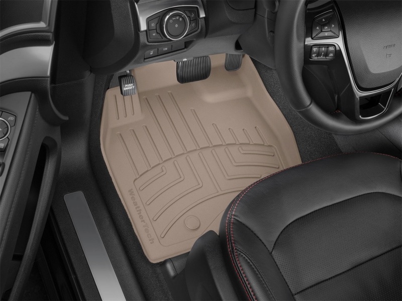 Picture of WeatherTech 14-20 Acura MDX 1st Row Front FloorLiner HP - Tan