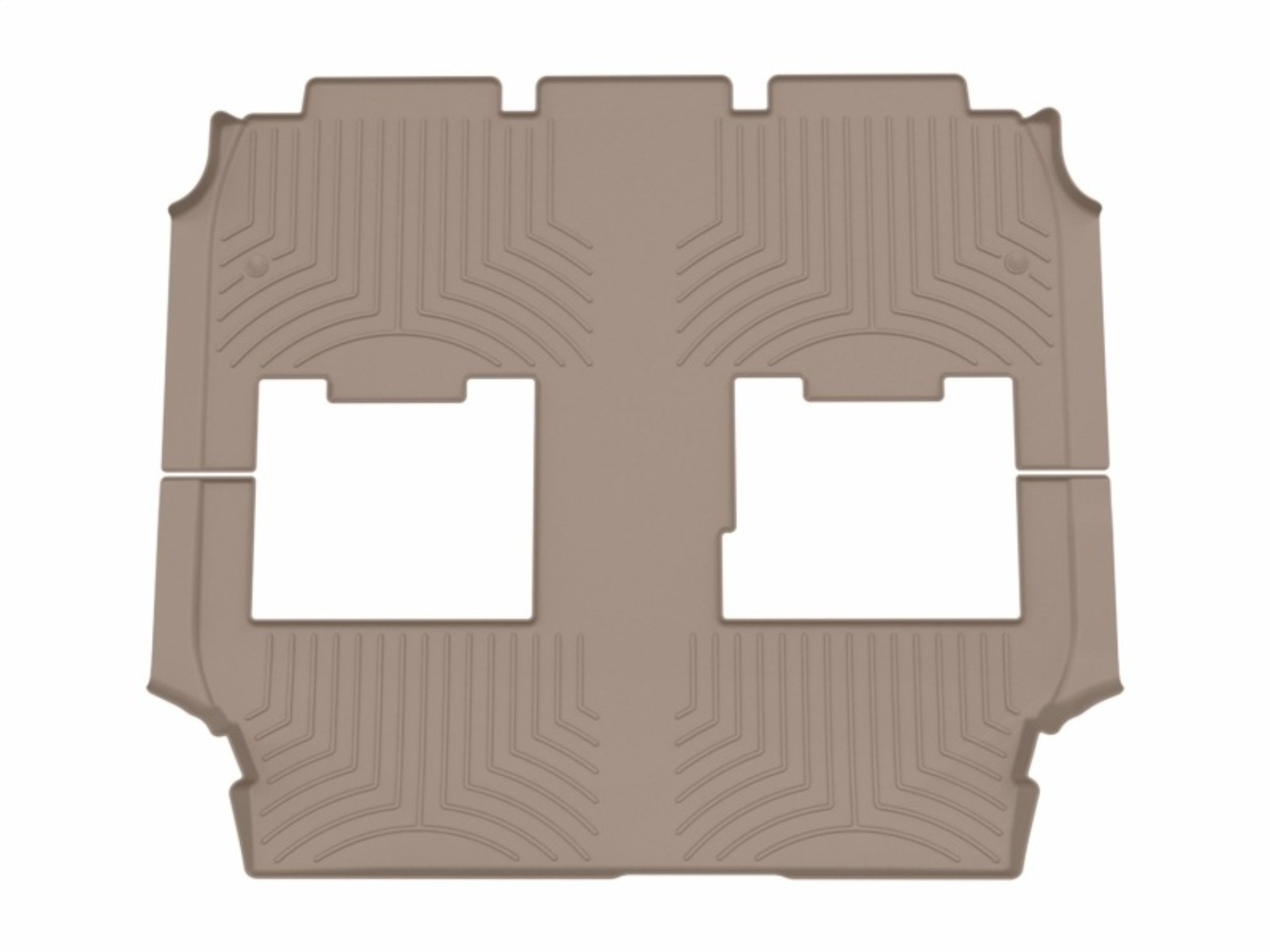 Picture of WeatherTech 17-20 Chrysler Pacifica Hybrid 2nd Row Rear FloorLiner HP - Tan
