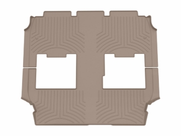 Picture of WeatherTech 17-20 Chrysler Pacifica Hybrid 2nd Row Rear FloorLiner HP - Tan