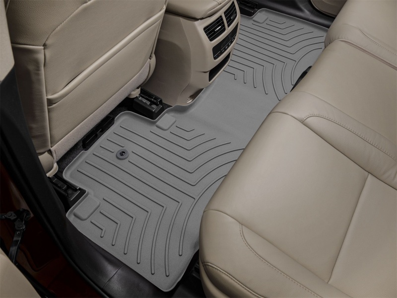 Picture of WeatherTech 14-23 Acura MDX 2nd Row Rear FloorLiner HP - Grey
