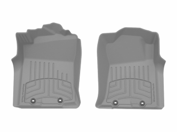 Picture of WeatherTech 12-15 Toyota Tacoma 1st Row Front FloorLiner HP - Grey