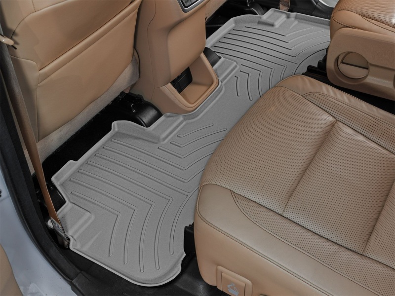 Picture of WeatherTech 14-19 Toyota Highlander 2nd Row Rear FloorLiner HP - Grey