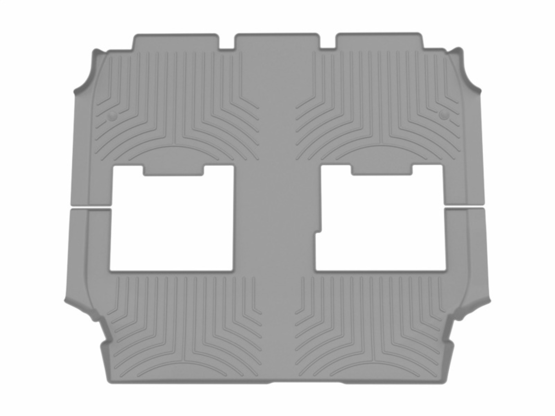Picture of WeatherTech 17-20 Chrysler Pacifica Hybrid 2nd Row Rear FloorLiner HP - Grey