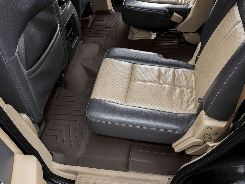 Picture of WeatherTech 07-17 Ford Expedition 2nd Row Rear FloorLiner HP - Cocoa