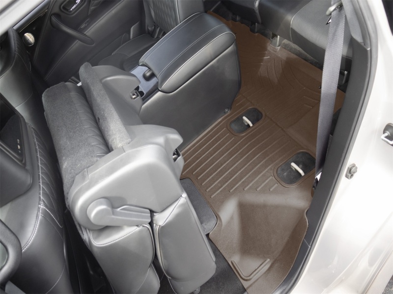 Picture of WeatherTech 19-24 Infiniti QX80 Rear FloorLiner HP - Cocoa