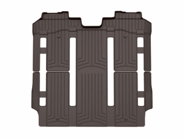 Picture of WeatherTech 21-26 Toyota Sienna 2nd Row Rear FloorLiner HP - Cocoa