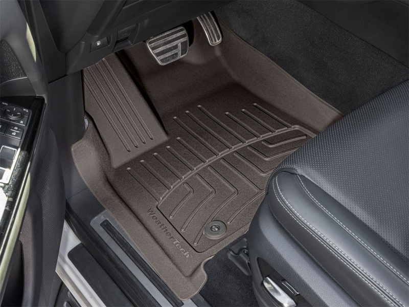 Picture of WeatherTech 22-25 Lexus LX 600 1st Row Front FloorLiner HP - Cocoa