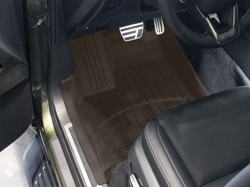 Picture of WeatherTech 22-25 Lexus LX 600 1st Row Front FloorLiner HP - Cocoa