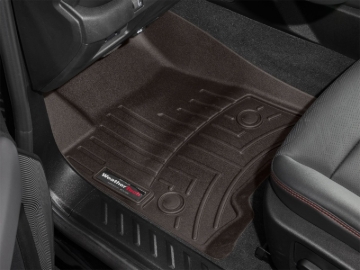 Picture of WeatherTech 23-26 Chevrolet Colorado 1st Row Front FloorLiner - Cocoa