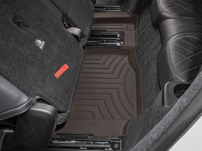 Picture of WeatherTech 23-25 Mercedes-Benz EQS SUV 3rd Row Rear FloorLiner HP - Cocoa