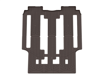 Picture of WeatherTech 25-26 Kia Carnival Two piece-2nd and 3rd row coverage Rear FloorLiner HP - Cocoa