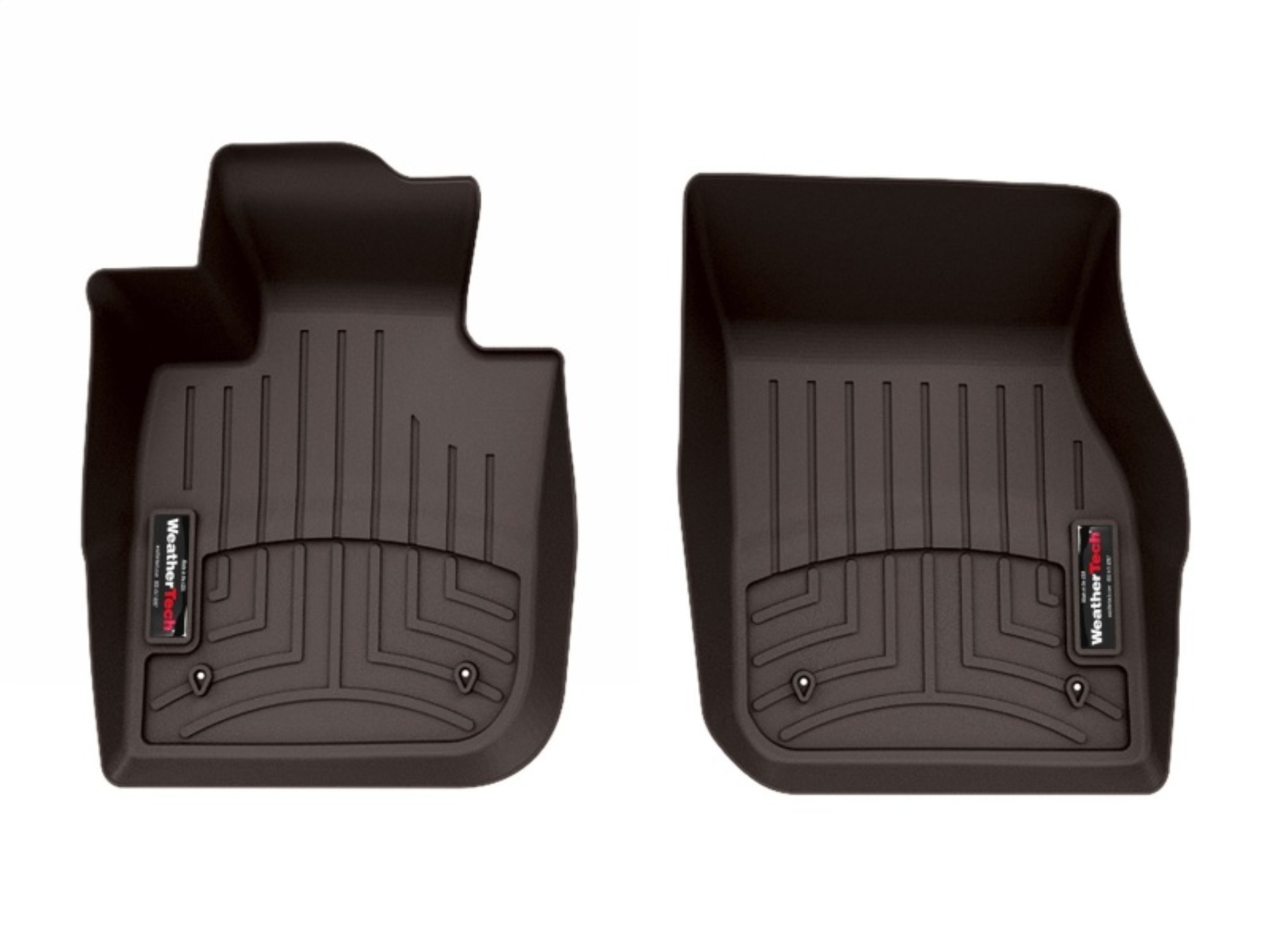 Picture of WeatherTech 25-25 MINI Convertible 1st Row Front FloorLiner - Cocoa