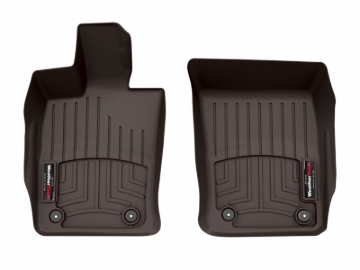 Picture of WeatherTech 24-26 Porsche Panamera 1st Row Front FloorLiner - Cocoa