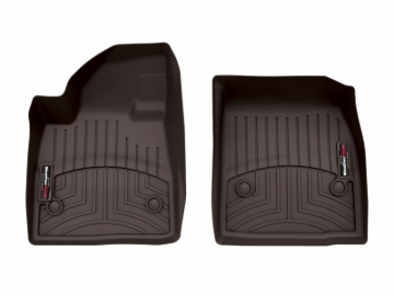 Picture of WeatherTech 25-26 Cadillac Optiq 1st Row Front FloorLiner - Cocoa