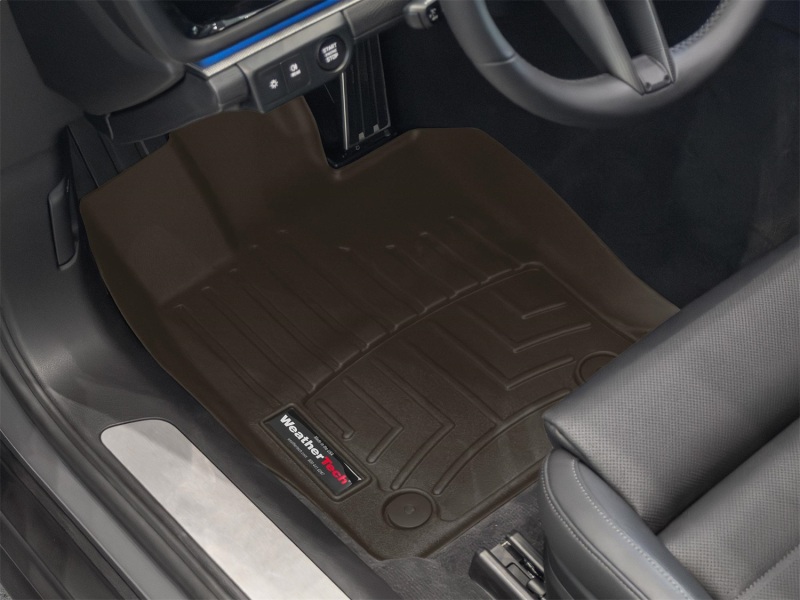 Picture of WeatherTech 24-26 Porsche Panamera 1st Row Front FloorLiner - Cocoa