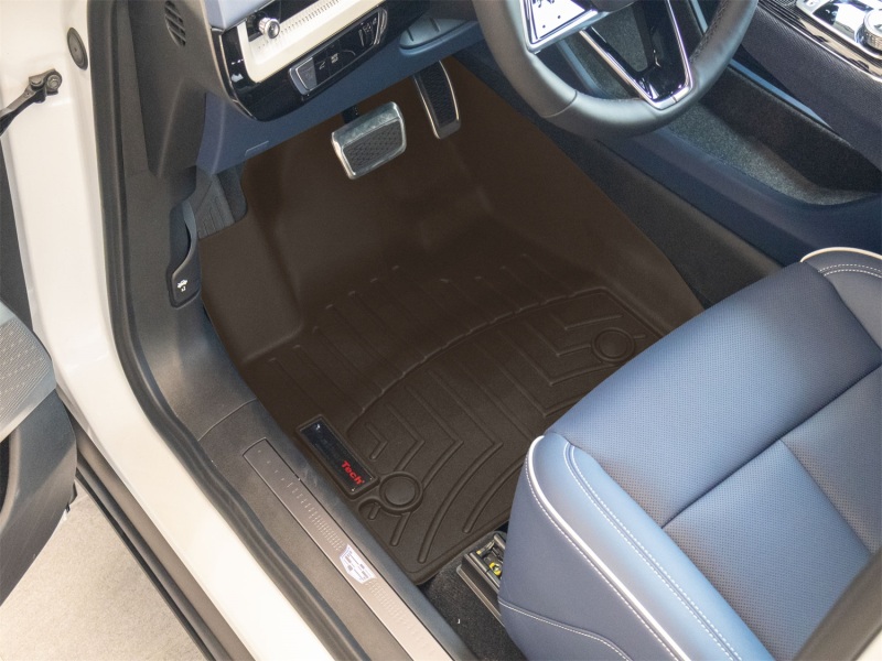 Picture of WeatherTech 25-26 Cadillac Optiq 1st Row Front FloorLiner - Cocoa